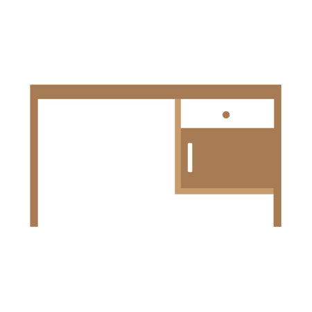 Workbench drawing for graphic design projectのイラスト素材