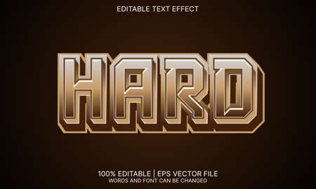 Hard text effectのイラスト素材