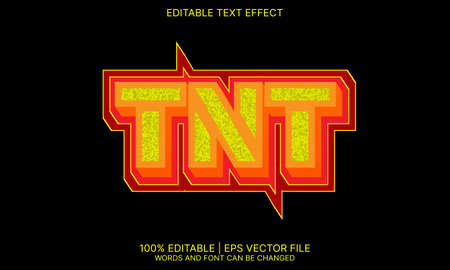 Tnt text effectのイラスト素材