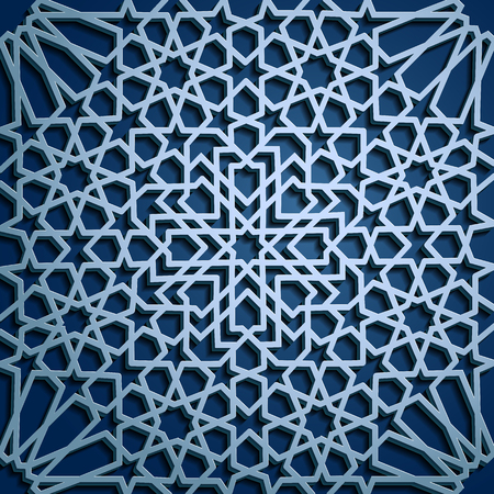 Islamic oriental patterns background templateのイラスト素材