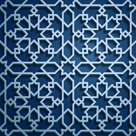 Islamic oriental patterns background templateのイラスト素材