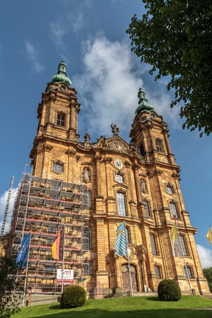 Pilgrims Church  Vierzehnheiligen  of the fourteen saviors in need in Germanyの写真素材