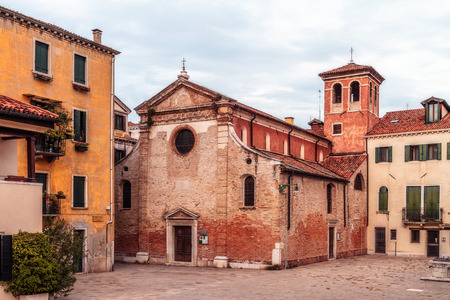 Venice Church Facadeの写真素材