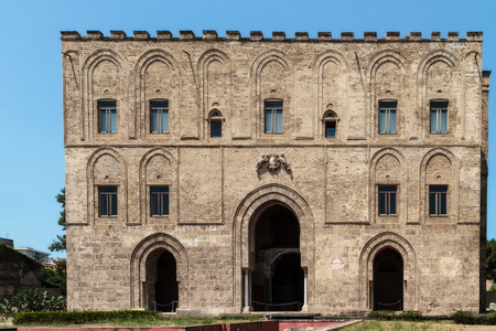 La Zisa in Palermo Sicily, shot of one of the best preserved Norman castles in Sicilyのeditorial素材