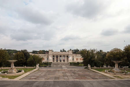 National Museum of Modern Art in Rome near the Pincioのeditorial素材