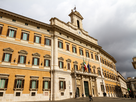 ROME, ITALY - MARCH 27 2014: Euopean Parliament in Rome Inner Cityのeditorial素材