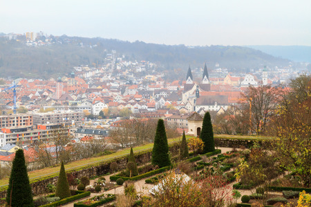 Willibaldsburg in Eichstaedt, Bavaria in Germany. Medieval Castleのeditorial素材