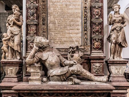 WUERZBURG, GERMANY - MARCH 08 2015: Interior Shot from the Catholic Christian Cathedral of Wuerzburg in Bavaria, Germanyのeditorial素材