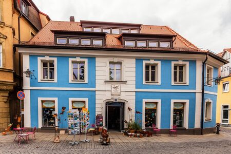 FORCHHEIM GERMANY MAY 27 2015: Forchheim Inner City with historical buildingsのeditorial素材