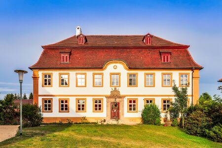 SCHESSLITZ, GERMANY - AUGUST 04 2015: Parish Church St. Kilian in the franconian City of Schesslitz in Bavaria, Germanyのeditorial素材