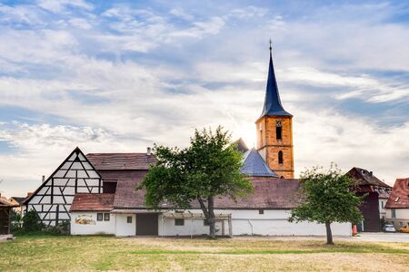 SCHESSLITZ, GERMANY - AUGUST 04 2015: Parish Church St. Kilian in the franconian City of Schesslitz in Bavaria, Germanyのeditorial素材