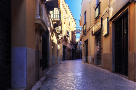 MAZARA, ITALY - NOVEMBER 07 2015: Mediterranean City of Mazara on a warm autumn dayのeditorial素材