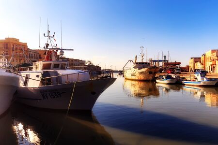 MAZARA, ITALY - NOVEMBER 07 2015: Mediterranean City of Mazara on a warm autumn dayのeditorial素材