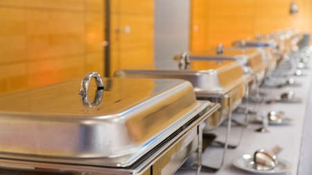 people group catering buffet food indoor in luxury restaurant with meat.の写真素材