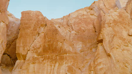 Egypt texture colored canyon in Sunny weather.の写真素材