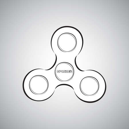 Spinner toy icon illustrationのイラスト素材
