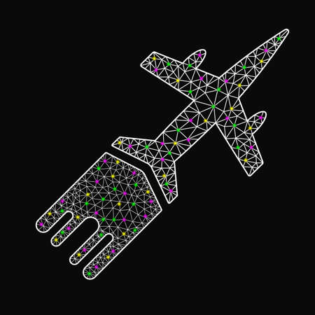 Passenger plane with a trail from the engines.のイラスト素材