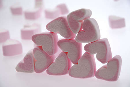 Marshmallows in a stack