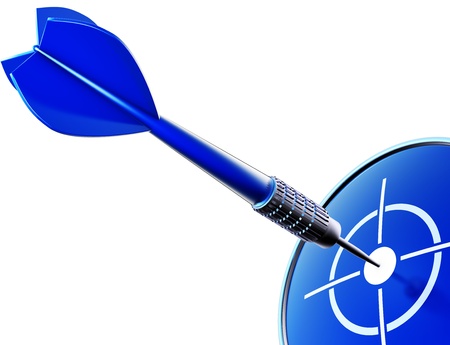 dart blueの写真素材