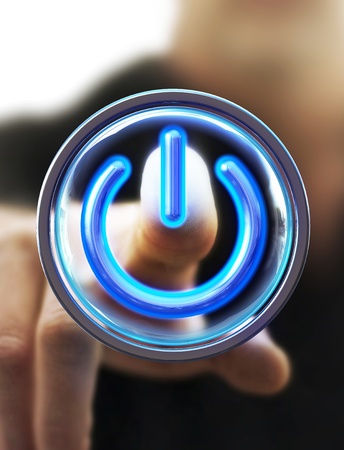 turn onの写真素材