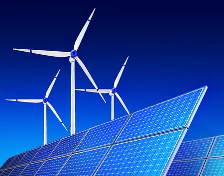 green energy conceptの写真素材