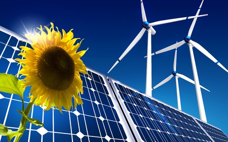 green energyの写真素材