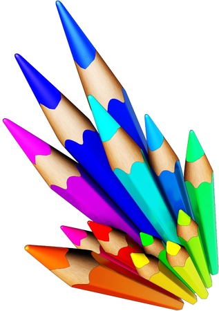 color pencilsの写真素材