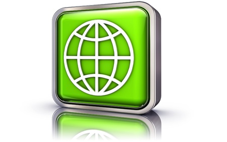 globe iconの写真素材