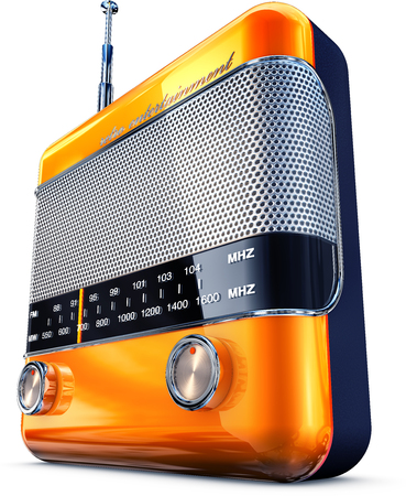 vintage radioの写真素材