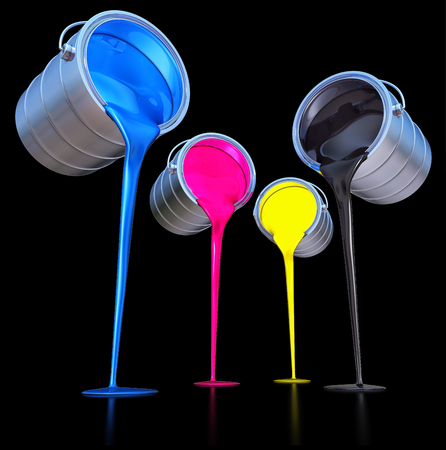 cmyk colors concept