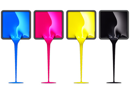 CMYK conceptの写真素材