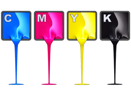 CMYK conceptの写真素材