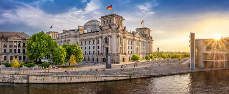 panoramic view at the government district, berlinのeditorial素材