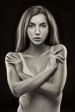 portrait of a young beautyの写真素材