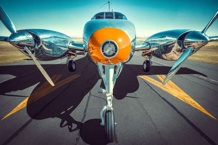 historical aircraft on a runway