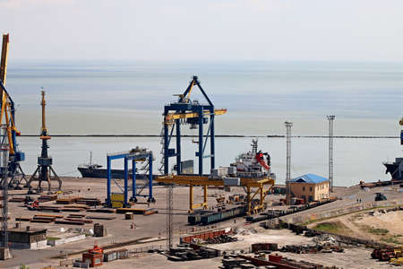 container,container ship in import export and business logistic,By crane,Trade Port , Shipping,cargo...