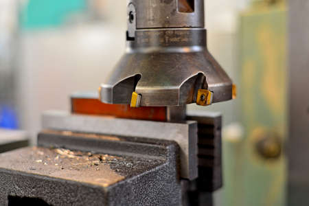 lathe and milling machine with water coolingの写真素材