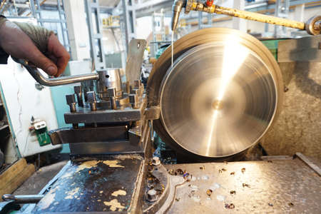 Processing of metal by cutting, final processing of parts on a lathe