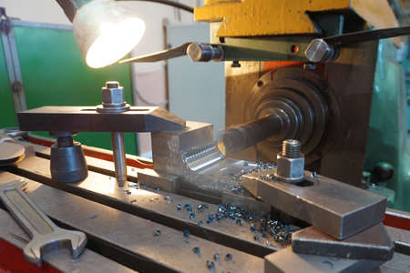 Processing of metal by cutting, final processing of parts on a lathe