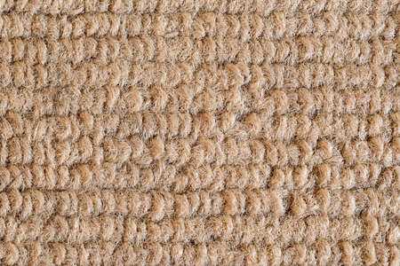 Texture of dark beige fabric close-up, fabric texture.の写真素材