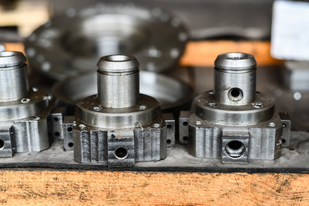Blanks for the manufacture of fastening of hydraulic systems on the machine.