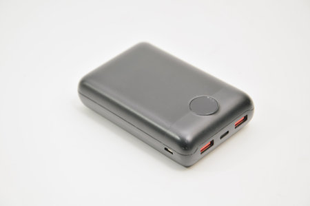 power bank on a white background, power bank on a white backgroundの写真素材