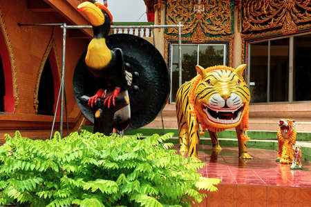 Tiger statueの写真素材