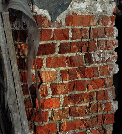 Old brick wallの写真素材