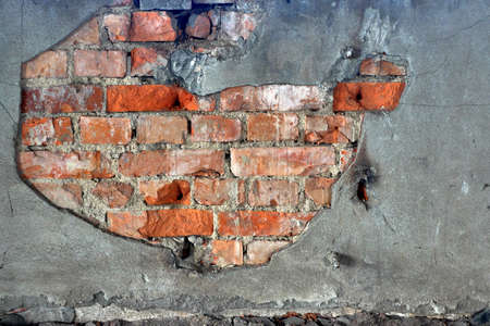 Old brick wallの写真素材