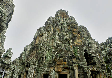 Ruins of angkor wat templeの写真素材
