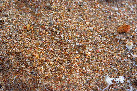 beach sand in the eveningの写真素材