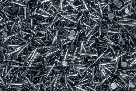 pile of nailsの写真素材