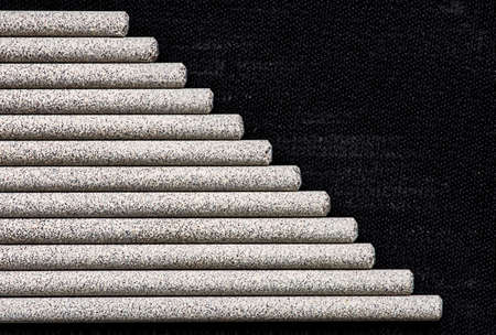 black and white ladder of electrodesの写真素材