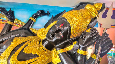 Ganesha statue in thai temple, Thailand, Asia